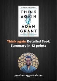 Think again Detailed Book Summary in 12 points