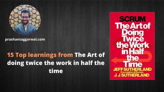 The art of doing twice the work in half the time